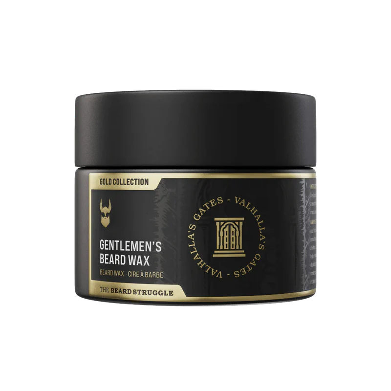 GENTLEMEN'S
BEARDS
AND
MUSTACHE
WAX
-
GOLD
COLLECTION